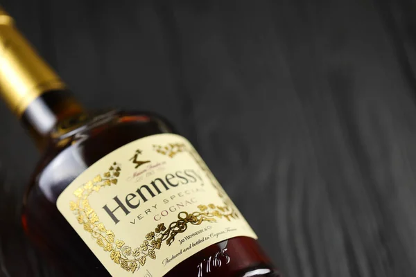 Киев Украина Мая 2022 Года Hennessy Специальная Оригинальная Бутылка Алкоголя — стоковое фото