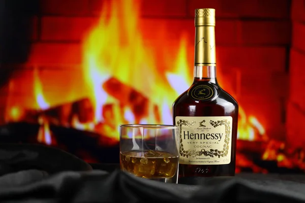 Kiew Ukraine Mai 2022 Hennessy Very Special Original Alkoholflasche Auf — Stockfoto