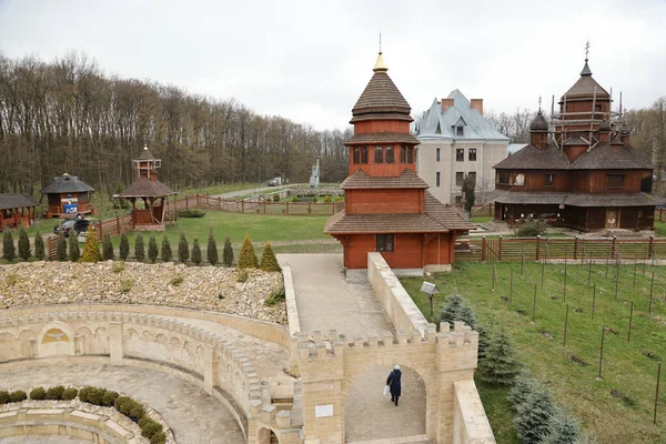 Ternopil Ukraine April 2023 Zarvanytsia Spiritual Center One Largest Podolian — Stock Photo, Image