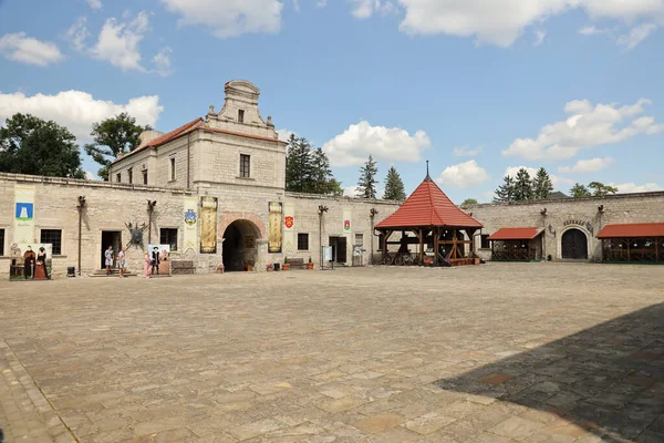 テルノピル イギリスRaine ウクライナ西部テルノピル地域のズバラ州にある中世ザバラ州城の宮殿と内庭の巨大な2323のメインビル — ストック写真