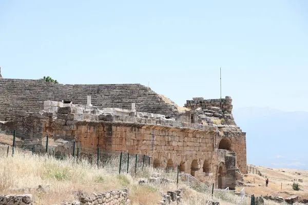Antalya Turkey Türkiye Nin Pamukkale Kenti Yakınlarındaki Antik Hierapolis Mayıs — Stok fotoğraf