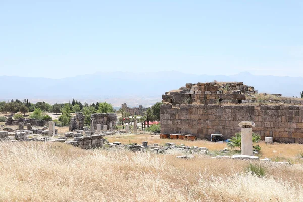 Antalya Turkey Mei 2021 Ruïnes Van Oude Stad Hierapolis Bij — Stockfoto