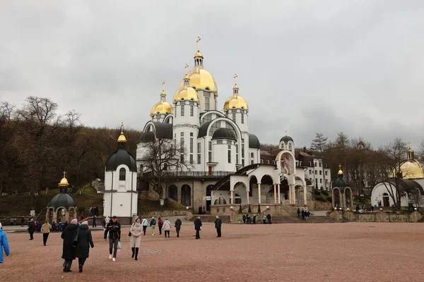 Ternopil Ukraine April 2023 Zarvanytsia Spiritual Center 乌克兰希腊天主教堂最大的波多利亚神龛之一 — 图库照片
