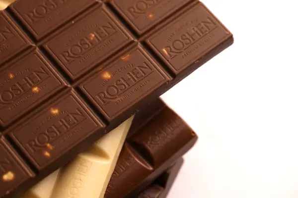 Kharkiv Ukraine Januari 2021 Roshen Chocoladeproductie Roshen Confectionery Corporation Een — Stockfoto