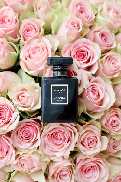 Харкив Украина Января 2021 Бутылка Coco Noir Chanel Французского Роскошного — стоковое фото