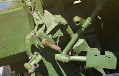 Taşınabilir silah Sovyetler Birliği, Dünya Savaşı, bir yakın çekim mekanizma boyalı bir koyu yeşil renkte