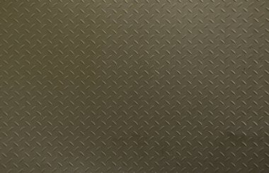 Metal doku arka plan alüminyum gümüş fırçaladı. Elmas desenli metal zemin plakası. Grunge arka plan görüntüsü