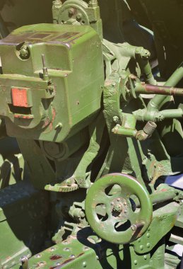 Taşınabilir silah Sovyetler Birliği, Dünya Savaşı, bir yakın çekim mekanizma boyalı bir koyu yeşil renkte