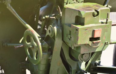 Taşınabilir silah Sovyetler Birliği, Dünya Savaşı, bir yakın çekim mekanizma boyalı bir koyu yeşil renkte