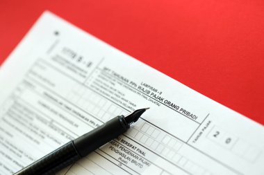 Endonezya vergi formu 1770 S - Bireysel Gelir Vergisi İadesi ve kalem