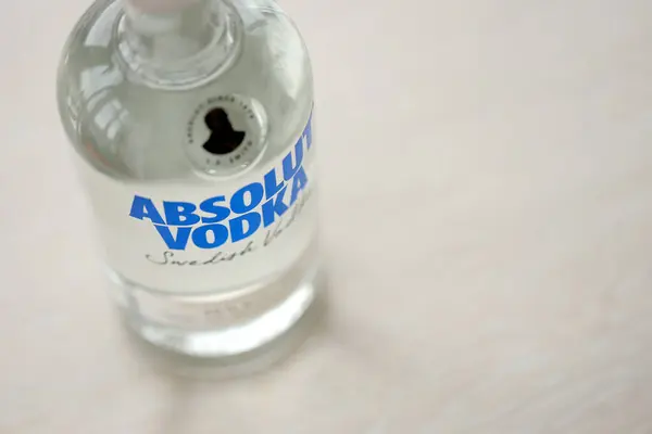 Kyiv Ukraine November 2023 Abszolút Vodka Palack Melyet Svédországi Ahus — Stock Fotó