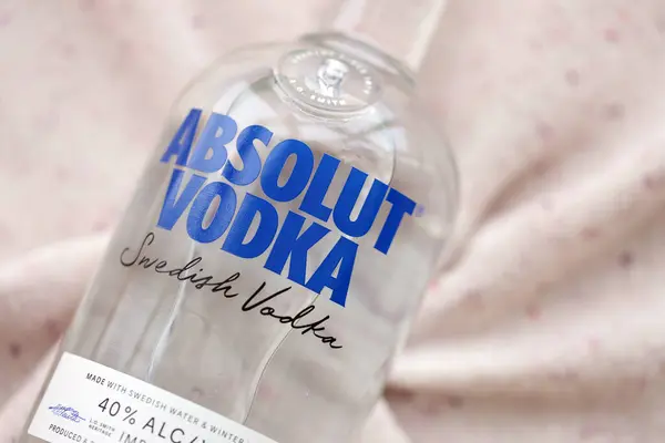 Kyiv Ukraine November 2023 Abszolút Vodka Palack Melyet Svédországi Ahus — Stock Fotó