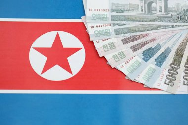 Kuzey Kore, Kore Halk Cumhuriyeti bayraklarında büyük miktarda para kazandı. Finans ve bankacılık kavramı