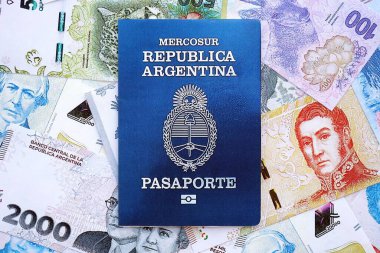 Arjantin pasaportu Arjantin pezosu üzerine kuruludur. Seyahat ve vatandaşlık kavramı