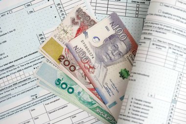 Nijerya naira para faturaları vergi formuna yakın. Vergi ve muhasebe kavramı