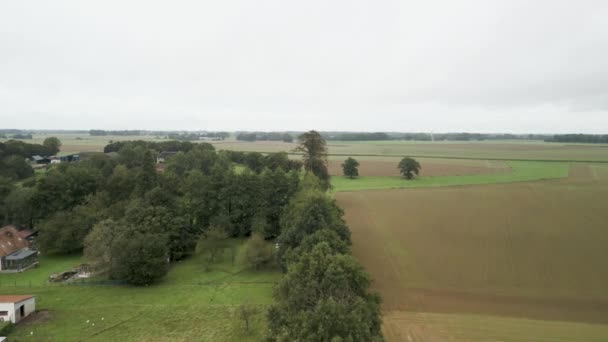 Сельскохозяйственные Фермы Сельской Местности Северо Западной Франции — стоковое видео