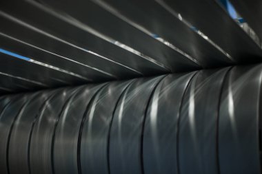Fabrika inşaatları, endüstri teknolojisi, imalat iç mimarisi, üretim hattı