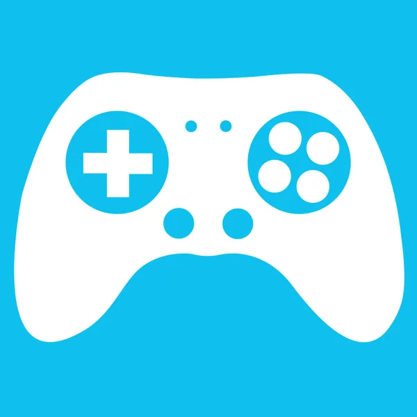 Ілюстрація Ігрового Контролера Joystick Світло Блакитному Фоні — стокове фото