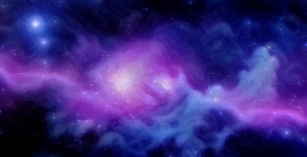 Abstract space galaxy background