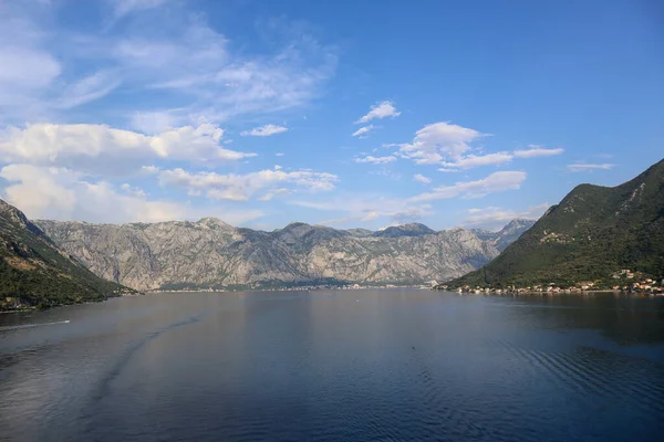 Vista Sulla Baia Kotor Montenegro — Foto Stock