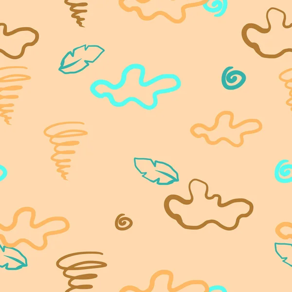 Doodl red pattern vector art