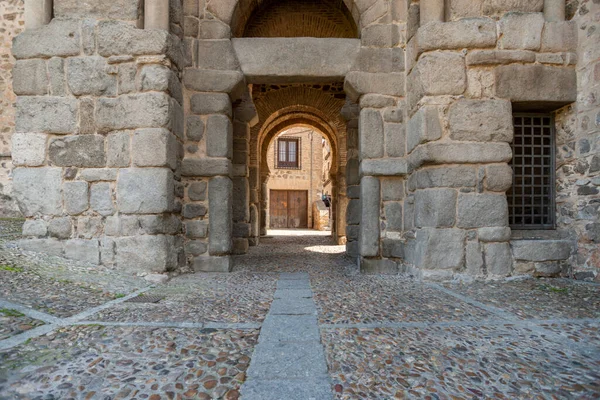 One Many Gates City Wall Toledo Spain — Stock Photo, Image