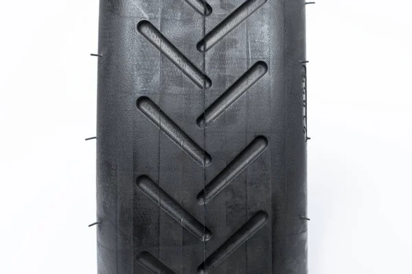스쿠터검은 타이어 — 스톡 사진