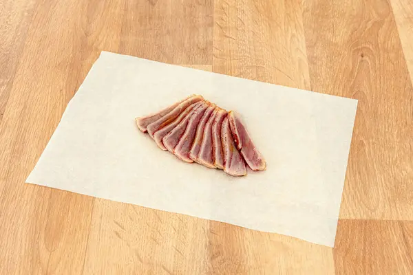 Tataki Een Manier Vis Vlees Bereiden Vlees Vis Wordt Toe — Stockfoto