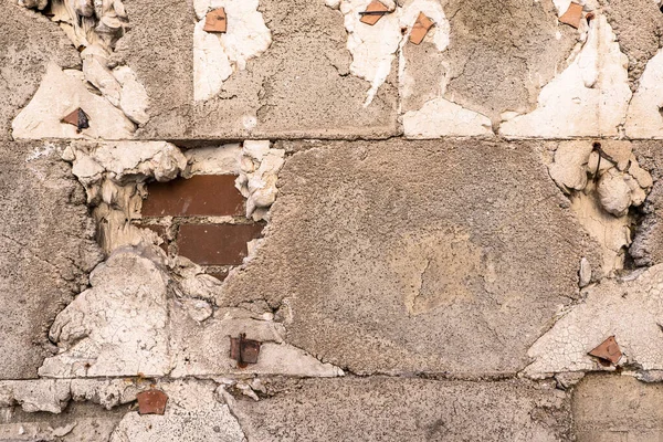 Çimento Damlaları Kiremitleri Olmayan Bir Duvar Vektör Çimento Dokusu Arkaplanı — Stok fotoğraf