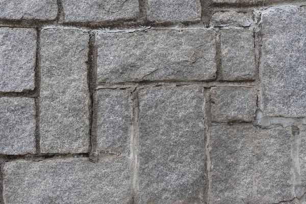 テトリス様式の花崗岩のブロック壁 ベクトル石の質感の背景 — ストック写真