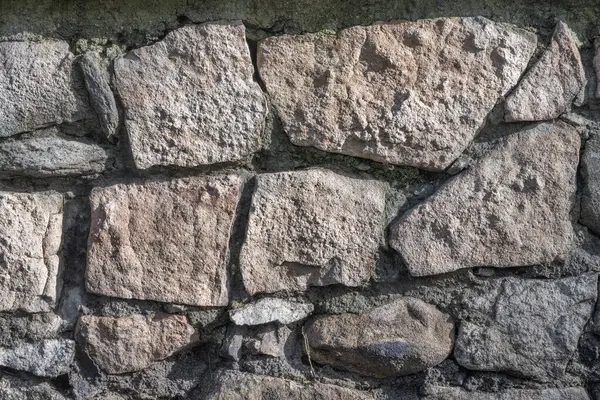 Ściana Jasnogranitowych Kamieni Wektor Kamień Tekstury Tła — Zdjęcie stockowe