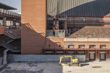 Madrid 'deki Atocha istasyonunun ön cephelerinden biri.