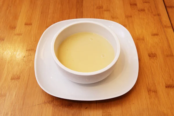 Cream of mushroom soup is a common type of canned soup. Cream of mushroom soup is often used as a base ingredient in many stews and foods of mankind