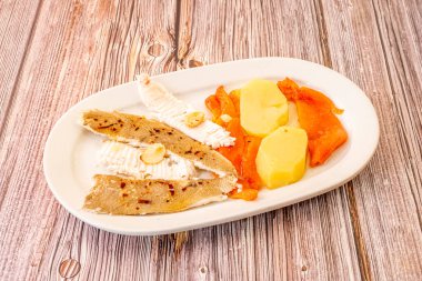 Horoz, yan yana sıkıştırılmış zeytin sarısı gövdesi ile geniş sarı kenarlı yüzgeci ve sırt yüzgecinde geniş dikenli dikenleri olan derin deniz pelajik balığıdır.