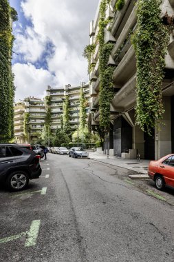 Beton binaların kentleşmesine yönelik görüntüler