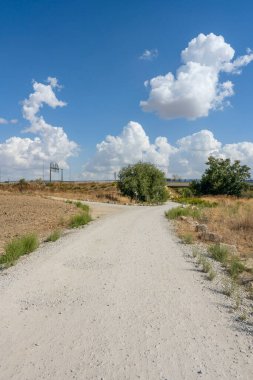 Bulutlar karada hareket eden gölgeler yaratıyor. Manzaraya dinamizm katan bir ışık ve gölge oyunu yaratıyor.