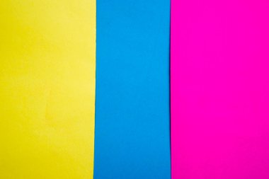 Pastel renkler, geometrik şekli ile soyut kağıt düz yatıyordu çok renkli