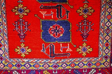 Klasik Azerbaycan, Türk Doğu halısı el yapımı, arka plan