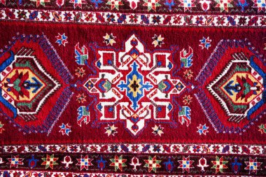 Klasik Azerbaycan, Türk Doğu halısı el yapımı, arka plan