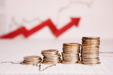 Madeni paralarla ilgili mali rapor üzerine iş diyagramı