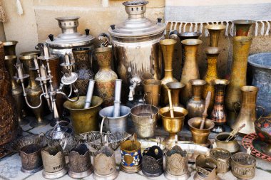 Oriental, Turkish, Azerbaycan, vintage, silver, seramik demir kaplar. Eski mutfak gereçleri, çaydanlıklar, kahve türkleri semaverler tabak kapları.