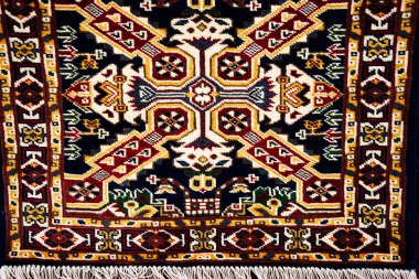 Klasik Azerbaycan, Türk Doğu halısı el yapımı, arka plan