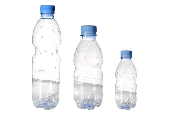 Vacío Utiliza Botella Basura Ambiente Ecológico Aislado Sobre Fondo Blanco — Foto de Stock