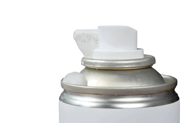 Spray Czyszczenia Butów Butelka Białym Tle — Zdjęcie stockowe