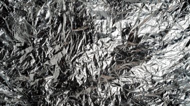 Buruşmuş alüminyum folyonun arka planı