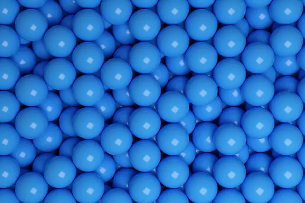 蓝球背景 3D说明 — 图库照片
