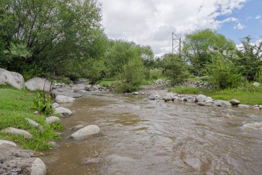 Tucuman Arjantin 'in Tafi Nehri.