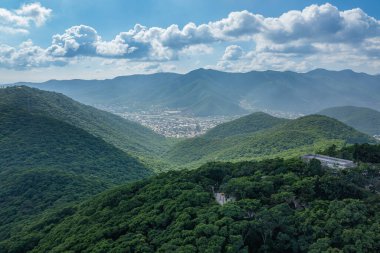Salta 'daki San Bernardo tepesi bir İHA' dan görüldü..