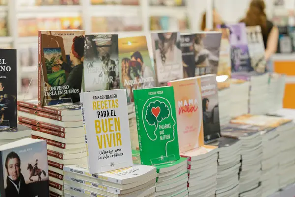 Buenos Aires Argentína 2024 Április Könyvek Kiállítása Buenos Aires Könyvvásáron Stock Fotó