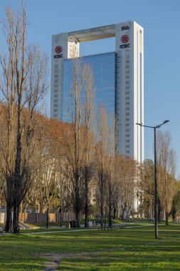 Buenos Aires, Arjantin; 29 Haziran 2024: Buenos Aires 'teki ICBC banka binası.